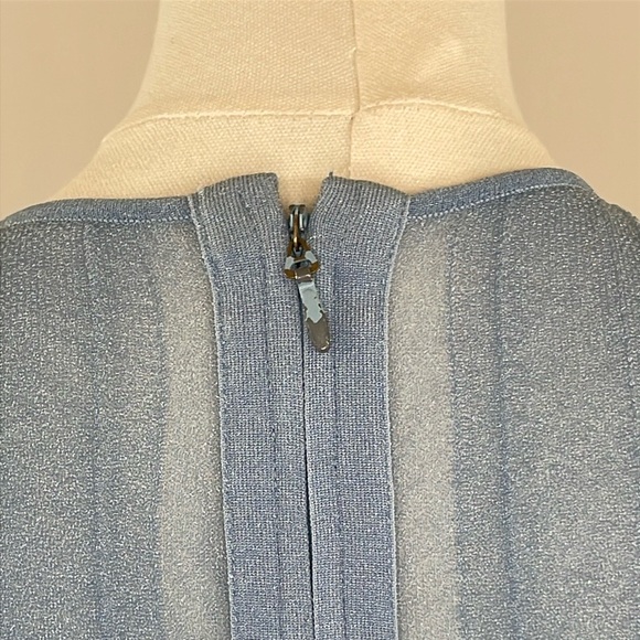 Herve Leger Sheer Bustier Gown L - Picture 12 of 13